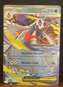 Pokemon Mega Froslass Ex 047/217 Mega Evolutions Ascended Heroes NM - Image 1