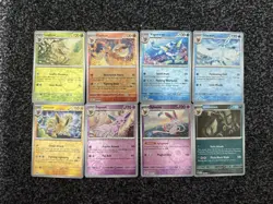 Pokemon TCG Prismatic Evolutions - Complete Eeveelutions Reverse Holo Set - 8 ✅ - Image 1