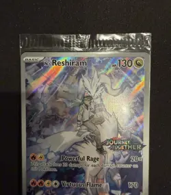 N’s Reshiram 167/159 - Pokemon Journey Together Stamped Promo - Sealed - Image 3