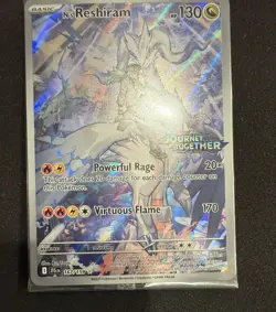 N’s Reshiram 167/159 - Pokemon Journey Together Stamped Promo - Sealed - Image 4