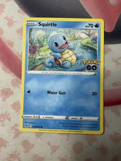 Squirtle Common Pokemon GO 015/078 NM English - Image 1