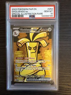 Gholdengo EX 252/182 SIR 2023 Pokemon Paradox Rift PSA 10 Gem Mint - Image 1