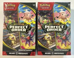 2x Pokemon TCG Perfect Order Booster Bundle Factory Sealed Lot NEW - Image 1