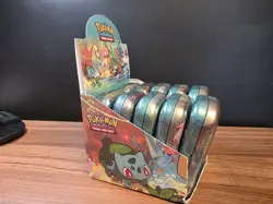 Pokemon TCG: Kanto Friends Mini Tin Display Case - 10 X Sealed Mini Tins - Image 2