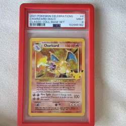 Pokemon Charizard 4/102 Holo Classic Collection 2021 PSA 9 Celebrations Nintendo - Image 1