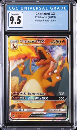 2019 POKEMON HIDDEN FATES #9/68 CHARIZARD GX CGC 9.5 - Image 1