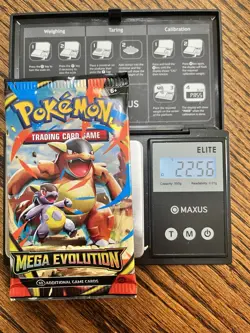 22.56g Pokemon TCG Mega Evolution Booster Pack sealed - Image 1