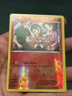 Pokemon TCG Tepig 25/113 Legendary Treasures Reverse Holo Common NM/ VLP - Image 2