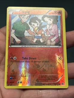 Pokemon TCG Tepig 25/113 Legendary Treasures Reverse Holo Common NM/ VLP - Image 3