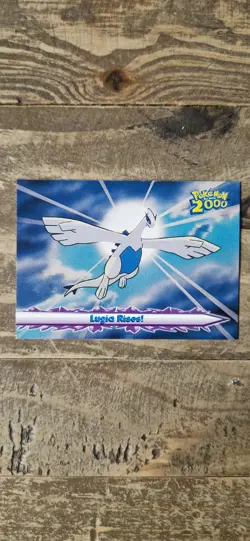 Pokemon Topps Movie 2000 Lugia Rises non holo #64 NM - Image 1