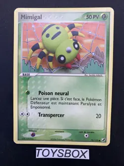 Carte Pokemon Mimigal 75/115 / Bloc EX Forces Cachees / TBE FR - Image 2