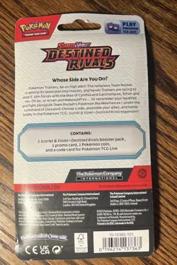 New Pokemon TCG: Scarlet & Violet Destined Rivals Checklane Blister - Zarude 👀 - Image 2