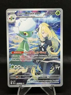 Pokemon TCG Cynthia's Roserade 184/182 Destined Rivals Holo Rare 130HP English - Image 1