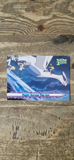 2000 Topps Pokemon The Movie 2000 #54 Flight Across The ice Lugia Near Mint - Image 1
