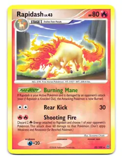 Rapidash 22/100 Rare Stormfront LP - Image 1