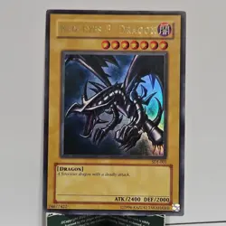 Konami Red-Eyes B. Dragon Starter Deck Joey Holo Unlimited Ultra Rare SDJ-001 - Image 1