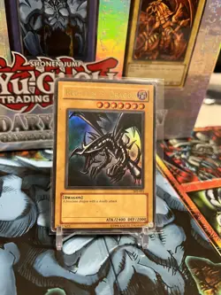 Red-Eyes B. Dragon SDJ-001 Yugioh TCG 1996 MP - Image 1