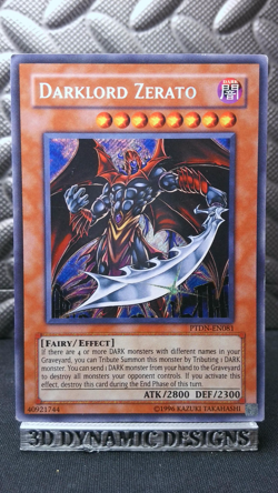 | Yugioh Darklord Zerato PTDN-EN081 Secret Rare Phantom Darkness LP/PL 🔥 | - Image 1