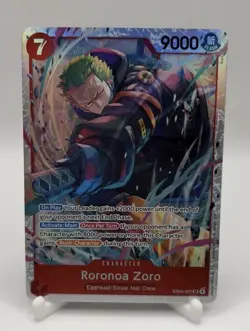 One Piece Roronoa Zoro EB04-007 SR ENGLISH OP15 - Image 1