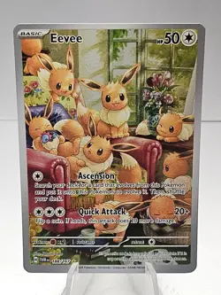 Pokemon Card Eevee 188/167 Twilight Masquerade Special Illustration Rare - #2 - Image 1