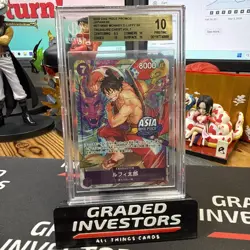 Luffy Tarou ST18005 One Piece Treasure Chest Vol.1 ASIA EXCLUSIVE BGS10 Pristine - Image 1