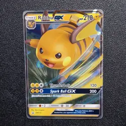 Pokemon Card - Raichu GX SM213 Promo - Near Mint - Black Star - Image 1