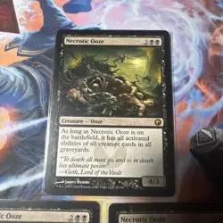 Necrotic Ooze Scars of Mirrodin Regular NM MTG Magic the Gathering x3 cards - Image 2