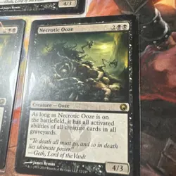Necrotic Ooze Scars of Mirrodin Regular NM MTG Magic the Gathering x3 cards - Image 3