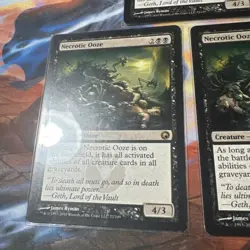 Necrotic Ooze Scars of Mirrodin Regular NM MTG Magic the Gathering x3 cards - Image 4