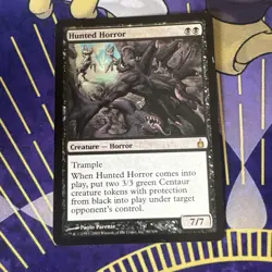 Hunted Horror Ravnica: City of Guilds NM Black Rare MAGIC MTG CARD ABUGames - Image 1