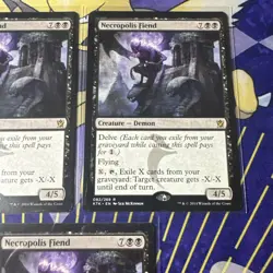 3x cards Necropolis Fiend - Khans of Tarkir Magic the Gathering MTG Nice! - Image 3