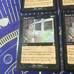 4x cards Rapid Decay Urza's Destiny NM MTG - Image 5