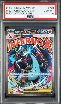 PSA 10 MEGA Charizard X ex MA 223/193 MEGA Dream ex M2a Japanese Pokemon Card - Image 1