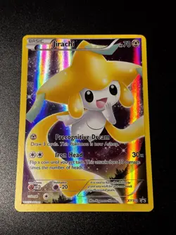 Pokemon TCG Jirachi XY112 Black Star Promo Full Art Holo Card NM/LP - Image 1