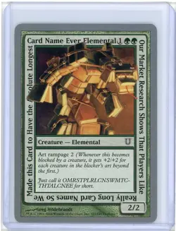 Our Market Research Shows That Players Like Really Long Card... Artist Proof MTG - Image 1