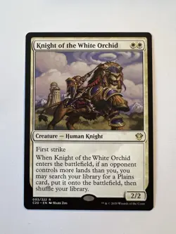 Knight of the White Orchid - MTG Commander 2020 - NM - Image 1