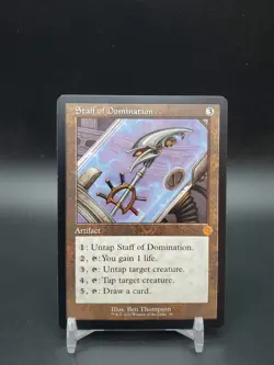 Staff of Domination The Brother’s War Retro Frame NM MTG - Image 1