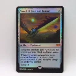 Sword Of Feast And Famine X1 Mtg Double Masters 2020 Nm Foil - Image 1