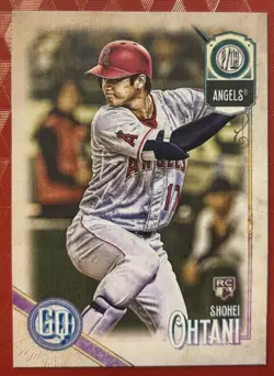 2018 Topps Gypsy Queen Rookie Shohei Ohtani Dodgers - Image 1
