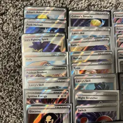 Pokemon TCG Full Art Trainer Card Lot Near Mint 35 cards mixed sets - Image 2