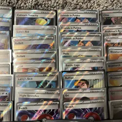 Pokemon TCG Full Art Trainer Card Lot Near Mint 35 cards mixed sets - Image 3