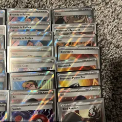 Pokemon TCG Full Art Trainer Card Lot Near Mint 35 cards mixed sets - Image 4
