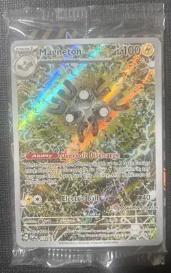 Pokemon TCG Magneton SVP 159 Promo Card Surging Sparks Pokemon Center - Image 1