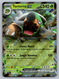 Torterra ex Pokemon Temporal Forces 012/162 Double Rare NM - Image 1