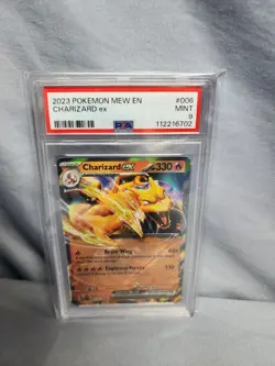 **PSA 9** 2023 POKEMON MEW 151 CHARIZARD EX - #006 - Image 1