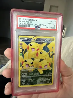 2016 Pokemon 2016 XY FA/Pikachu Gen. Radiant Collection #RC29 PSA 8 NM-MT - Image 1