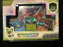 Pokemon Paldea Collection Box Sprigatito (SEALED) Koraidon - Image 1