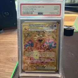 Pokemon TCG Charizard ex Hyper Rare SV03 Obsidian Flames Holo PSA 9 #228/197 - Image 1
