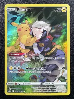 Pokemon: Pikachu Lost Origin Trainer Gallery Ultra Rare Full Art Holo TG05/TG30 - Image 1