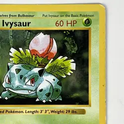 Ivysaur 30/102 1st Edition Base Set WOTC Vintage Pokemon - Image 3